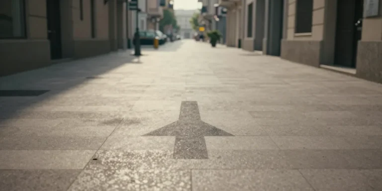 Camino urbano tranquilo con luz suave que transmite punto de partida, dirección y claridad para comenzar una estrategia digital en una entidad local